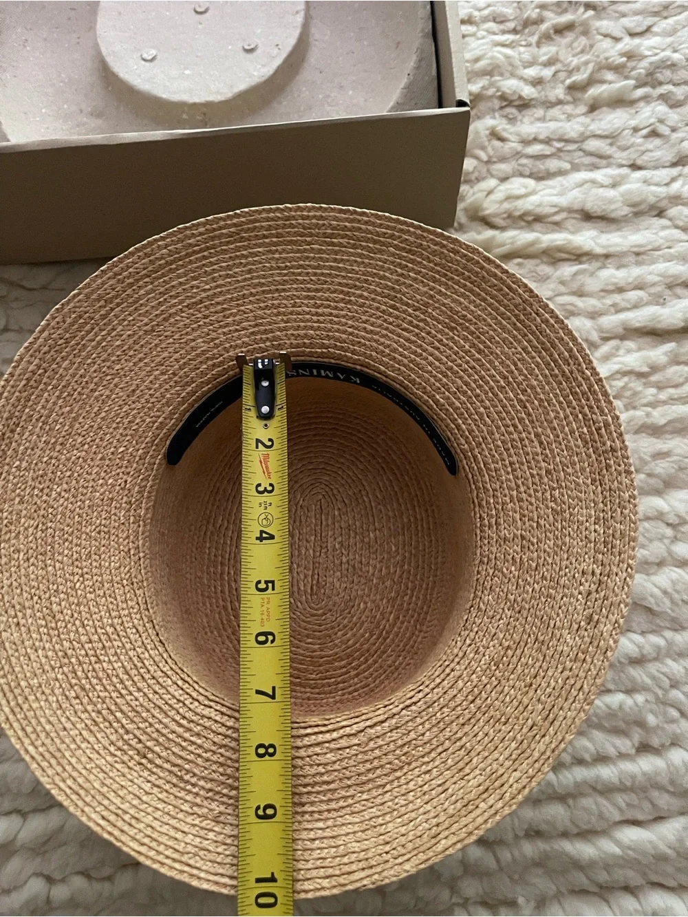 Helen Kaminski Sun Hat - shapable natural wide brim